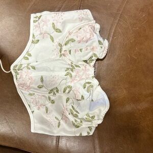 Floral White and Pink top